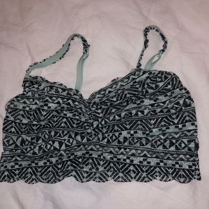 Aztec pattern bralette